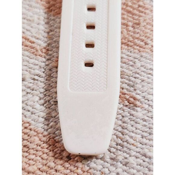 Fossil Cecile Silver Tone 42mm Women’s Watch Rhinestone Bezel Pearl Band - Picture 6 of 7